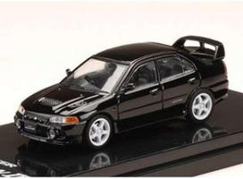 PRE-ORD3R Hobby Japan Modeliukas Mitsubishi Lancer GSR Evolution IV (CN9A) Customized Version, pyrenees black