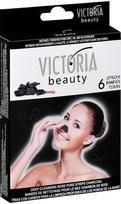 Victoria Beauty giliai valančios nosies porų juostelės su anglimi, 6 vnt