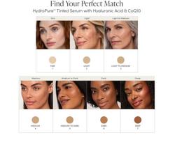 JANE IREDALE HydroPure serumas su atspalviu, Fair 1, 30 ml
