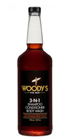 Woody's 3-n-1 šampūnas, kondicionierius, kūno prausiklis 3 in 1, 946 ml