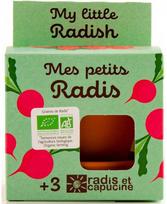 Auginimo rinkinys vaikams RADIS et CAPUCINE Ekologiški ridikėliai
