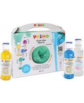 Šlykštukų gaminimo rinkinys PRIMO Coloured clear glue, 4 spalvos