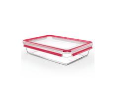 Tefal - Maisto dėžutė 3 l MSEAL GLASS raudona/stiklas