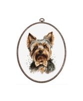 Siuvinėjimo rinkinys "The Yorkshire Terrier" SBC228 su lankeliu