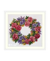 Siuvinėjimo rinkinys Rose Wreath SK238