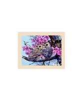 Two Owls in Spring Blossom SK228
