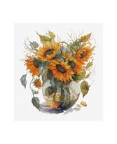 Vase with Sunflower SB7025