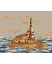 Siuvinėjimo rinkinys "Fox on Island" SCD006