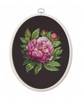 Siuvinėjimo rinkinys "Peter Brand Peony" SBC204 su lankeliu