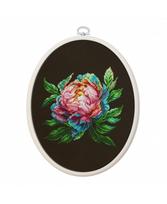 Siuvinėjimo rinkinys ''Abalone Pearl'' Peony SBC203 su lankeliu