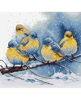 Siuvinėjimo rinkinys "Eastern Bluebirds" SBU5028