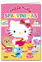 Hello Kitty. Spalvinimas su lipdukais