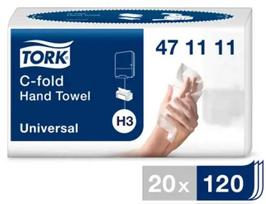 Popieriniai rankšluoščiai TORK, 2 sl., 120 serv., SSWTRK400_03714