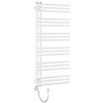Elektrinis rankšluosčių džiovintuvas POSEIDON 450x1140mm baltas kairinis su tenu su laidu