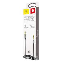 Baseus Yiven M30 Audio Cable 1,5m, 2x 3.5mm Mini Jack, Black / Silver