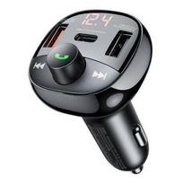 Remax RCC331 FM Bluetooth Transmitter MP3 , 2xUSB / Type-C / MicroSD