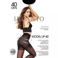 Moteriškos pėdkelnės INCANTO MODEL UP 40 DEN, 5 dydis, NERO