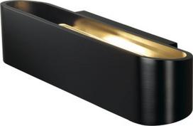 OSSA R7s 300 LED wall light, oval, matt black, R7s 118mm, max. 120W, up/down 151410 | 4024163142205