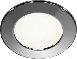 DL 126 LED downlight, round, chrome, 3W LED, warm white, 12V 112222 | 4024163138024