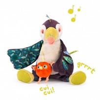 Moulin Roty Pliušinis muzikinis žaislas "Paukštis Tukanas"