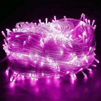 Girlianda 500LED 100m 31V rožinė