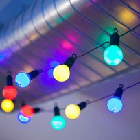 Girlianda ''PARTY'' 10LED burbulų G50 5m 24V IP44 spalvota