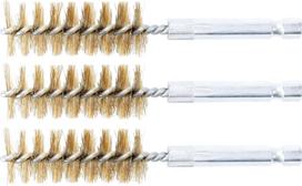 Žalvariniai šepečiai vamzdeliams | 18 mm | 6,3 mm (1/4") | 3 vnt. (3078-18-M)