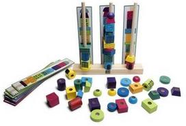 Bs Toys Kaladėlių rūšiavimo žaislas Bokštai