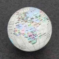 Antistresinis kamuolys-gaublys „World Vintage“, 7,5 cm