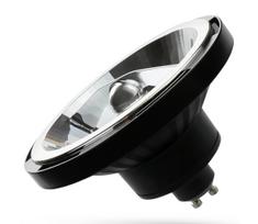 LED elektros lemputė AR111 GU10/10W/230V 3000K 20° juoda