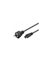 Goobay | Power supply cord (safety plug) | 93586 | Black Safety plug (type F, CEE 7/7) | Device socket C5