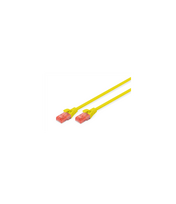 CAT 6 U-UTP | Patch cord | PVC AWG 26/7 | Yellow | 2 m | Modular RJ45 (8/8) plug
