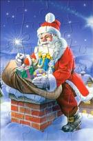 Atvirukas - dėlionė „Santa Claus“ (24 det.)
