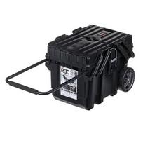 Įrankių dėžutė KETER CANTILEVER Job Box (17203037/238270) ant ratų Juoda