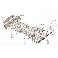 KARTERIO APSAUGA (MILTELINIAIS DAŽAIS DAŽYTAS PLIENAS, 2mm) TOYOTA HILUX 2021+ - V-2,4D - MENUALINĖ