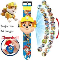 Laikrodis su projektoriumi Paw patrol Rubble