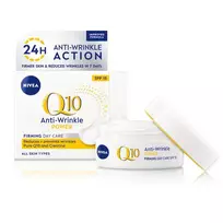 Dieninis veido kremas nuo raukšlių NIVEA (Q10 PLUS C), 50 ml