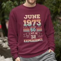Džemperis "Experience" su Jūsų pasirinkta data (be kapišono)