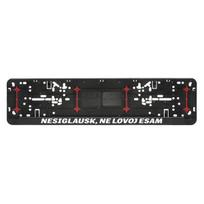 Automobilio numerių rėmelis "Nesiglausk"