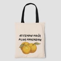 Medžiaginis maišelis "Maišas pilnas mandarinų"