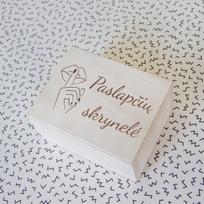 Medinė dėžutė "Paslapčių skrynelė"
