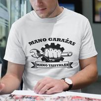 Marškinėliai "Mano garažo taisyklės"