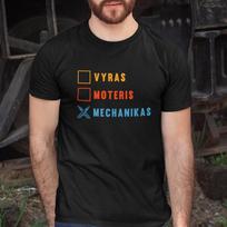 Marškinėliai "Tikras mechanikas"