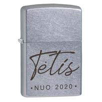 Zippo žiebtuvėlis "TĖTIS nuo..." su Jūsų pasirinktais metais