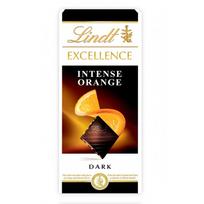 "LINDT EXCELLENCE" juodasis šokoladas su apelsinais, 100 g