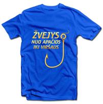 Marškinėliai "Žvejys nuo apačios iki viršaus"