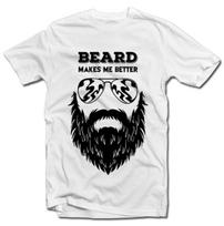 Marškinėliai "Beard makes me better"