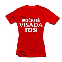Moteriški marškinėliai "Močiutė visada teisi"