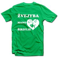 Marškinėliai "Žvejyba mano širdyje"
