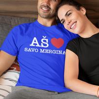 Marškinėliai "Aš myliu savo merginą"